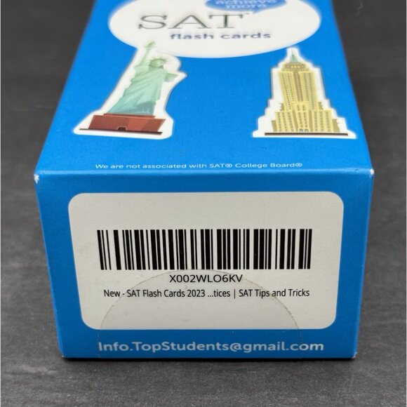SAT Flash Cards 2024 400 Vocabulary & Math SAT Flash Cards SAT Tips & Tricks NEW - Picture 5 of 5